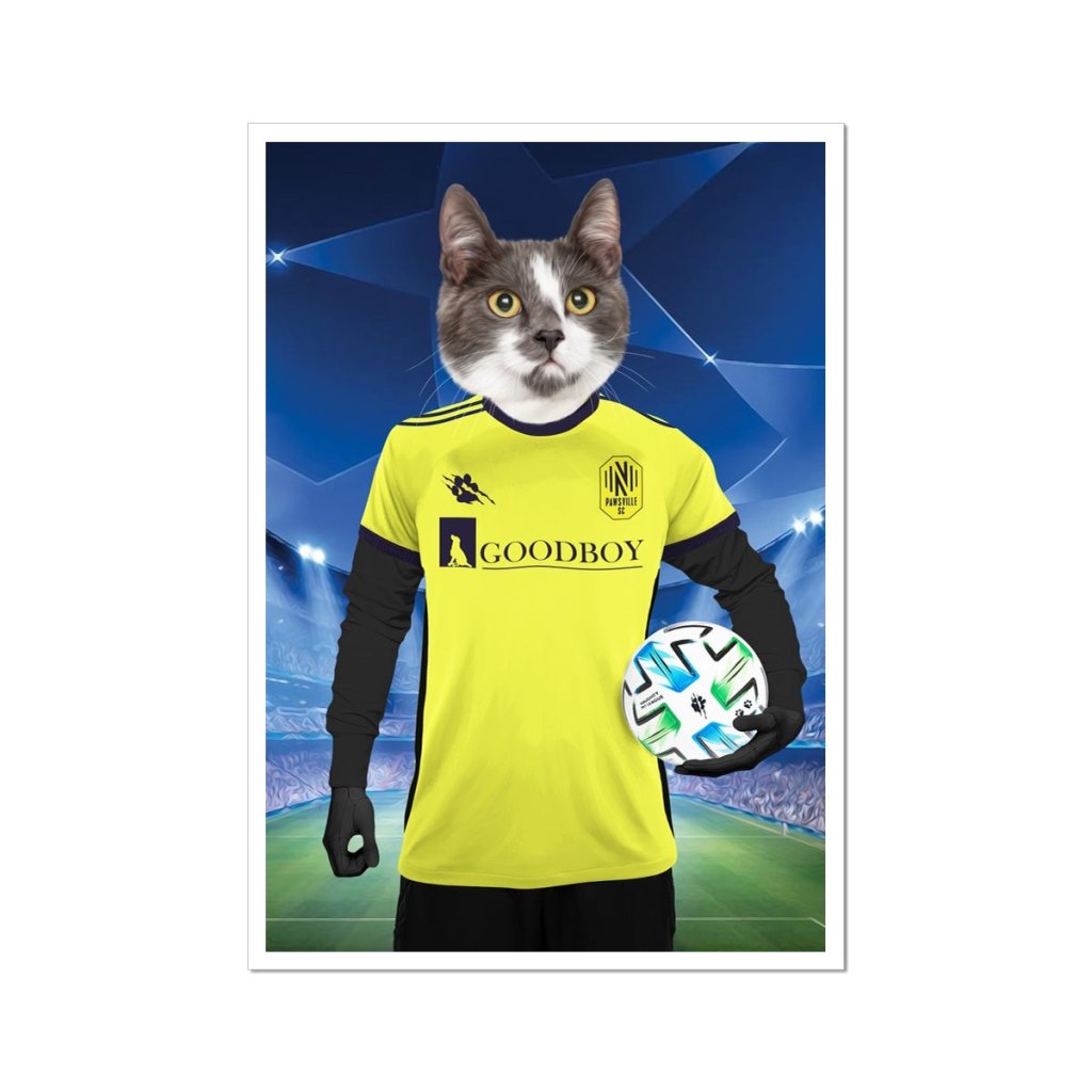 Pet Portraits | Gnashville FC: Custom Pet Poster | Paw & Glory