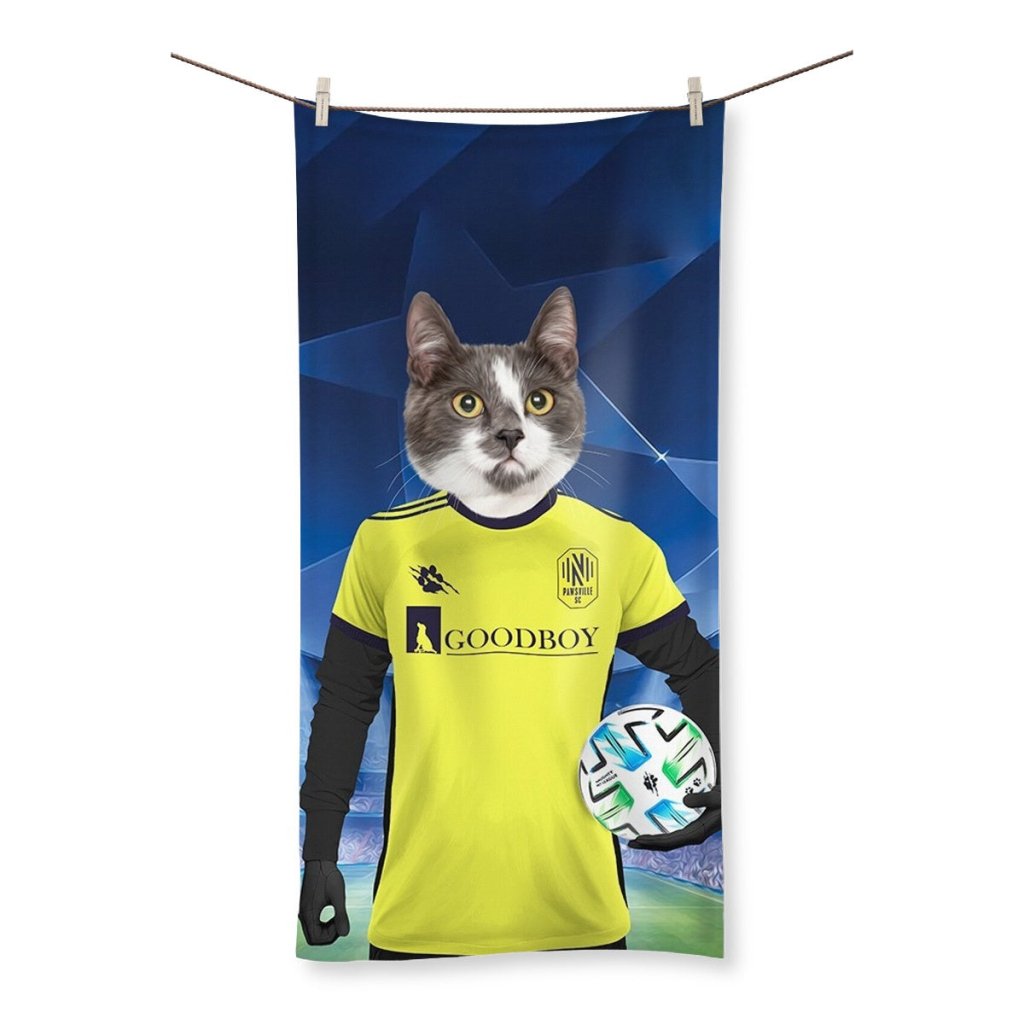 Pet Portraits | Gnashville FC: Custom Pet Towel | Paw & Glory