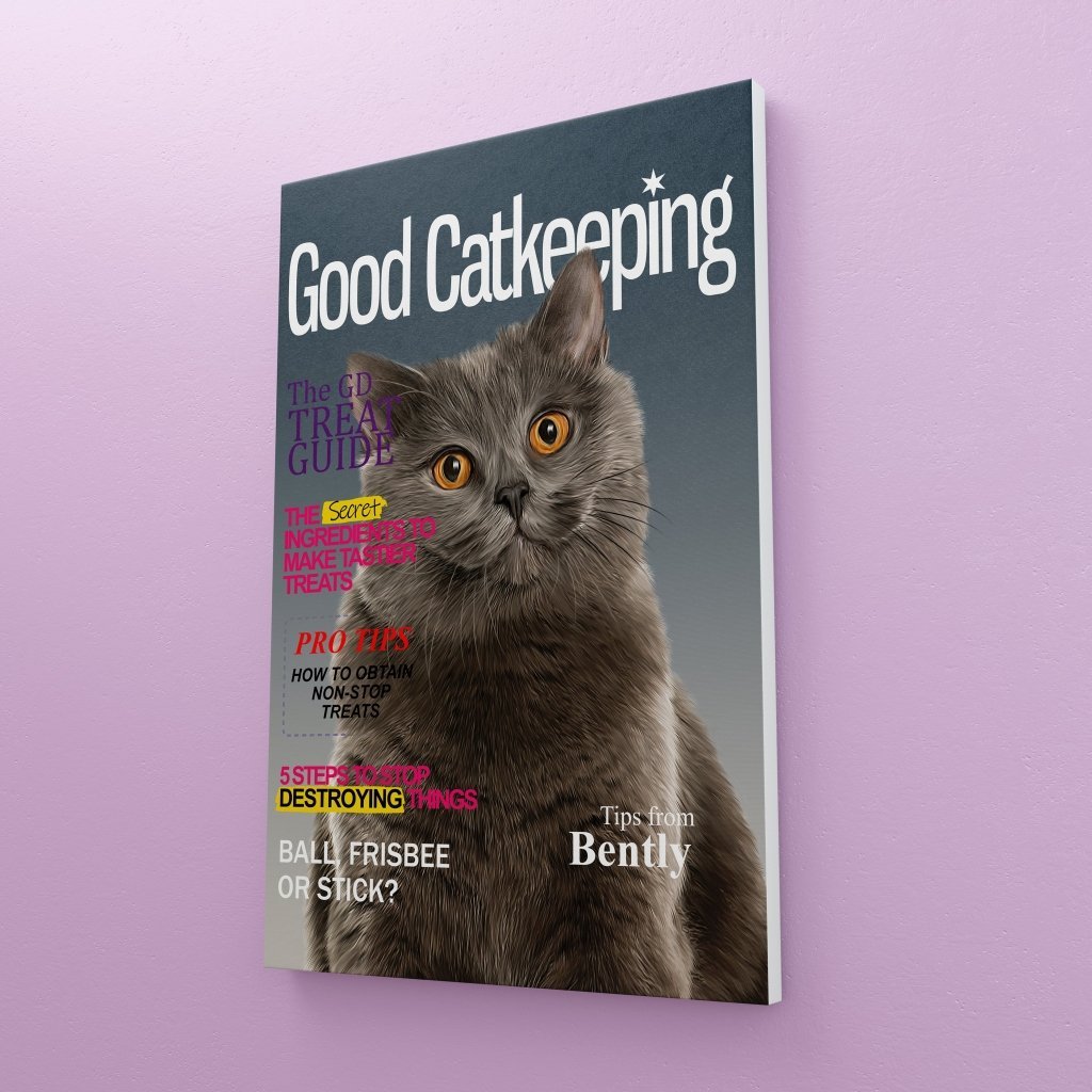 Pet Portraits | Good Furkeeping: Custom Pet Canvas | Paw & Glory