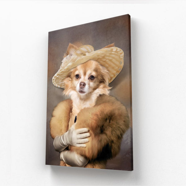 1920s Lady Custom Pet Canvas | Custom Pet Portrait Canvas | Paw & Glory