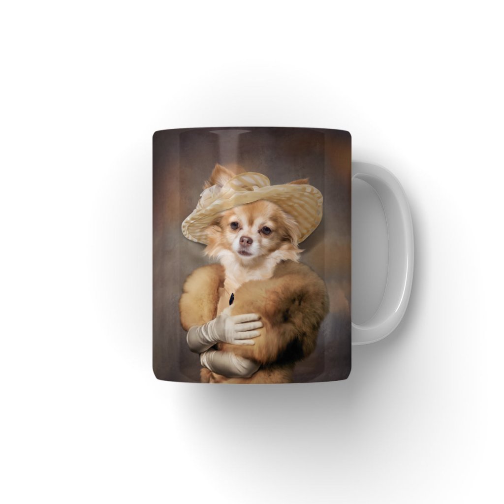 Pet Portraits | 1920s Lady: Custom Pet Coffee Mug | Paw & Glory