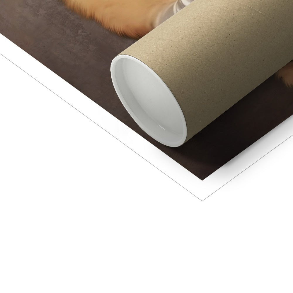 Pet Portraits | Grace (Peaky Blinders Inspired): Custom Pet Poster | Paw & Glory