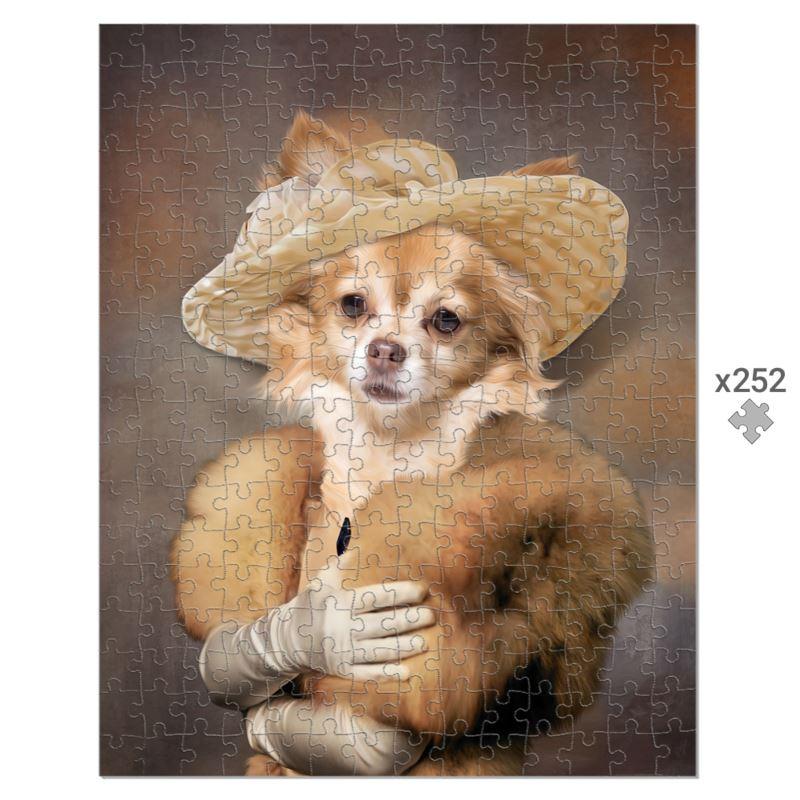 Pet Portraits | Grace (Peaky Blinders Inspired): Custom Pet Puzzle | Paw & Glory