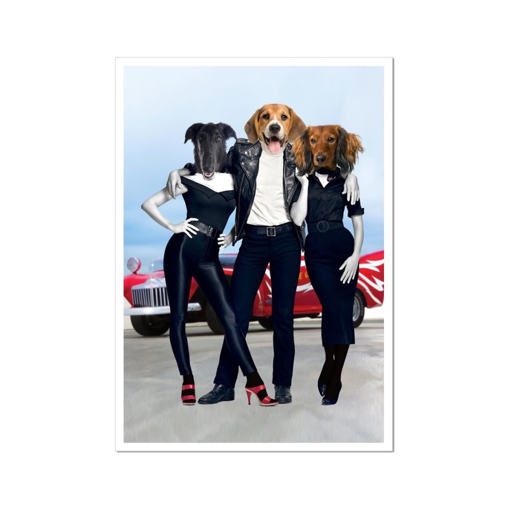 Pet Portraits | Grease Lightening: Custom Pet Poster | Paw & Glory