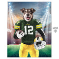 Green Paw Packers: Custom Pet Puzzle