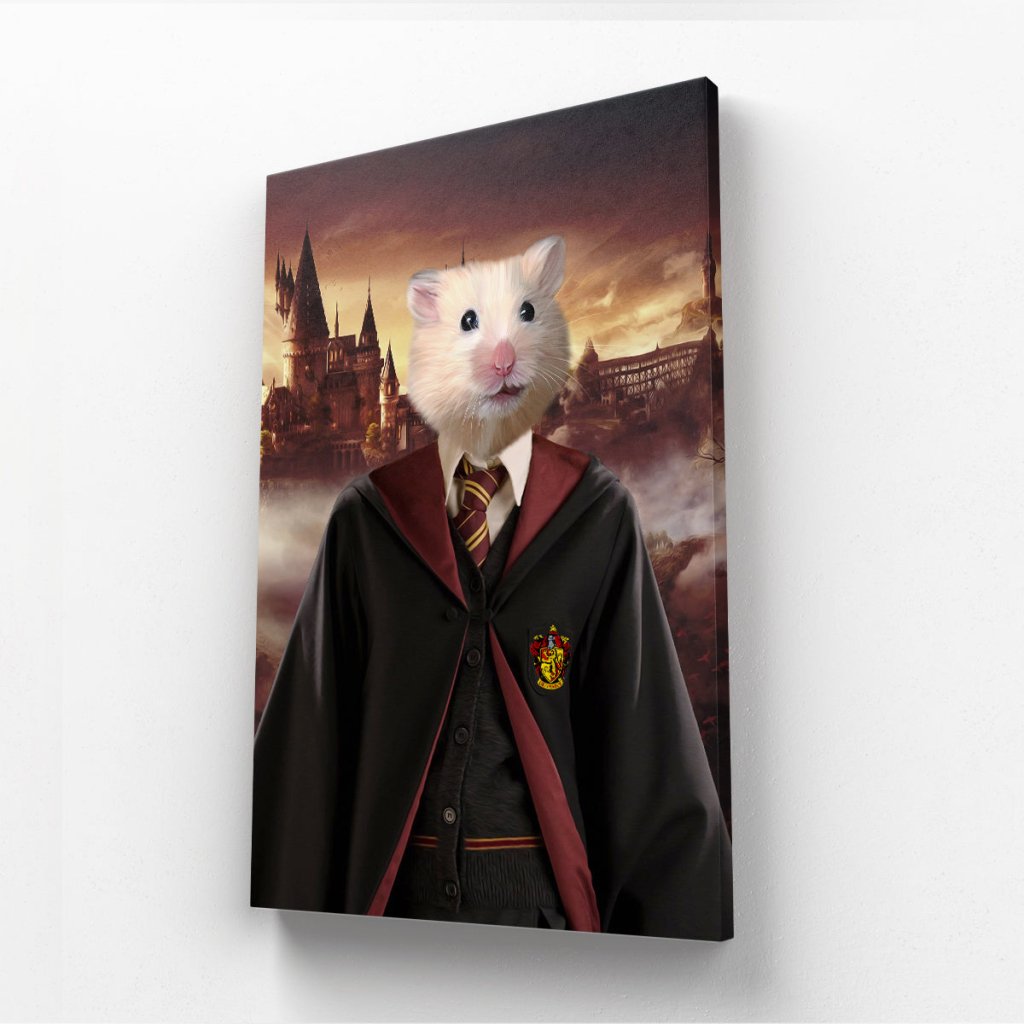 Young Wizard | Custom Pet Portrait | Paw & Glory