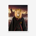 Gryffindor (Harry Potter Inspired): Animal Art Poster