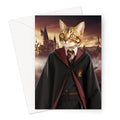 Gryffindor (Harry Potter Inspired): Custom Pet Greeting Card