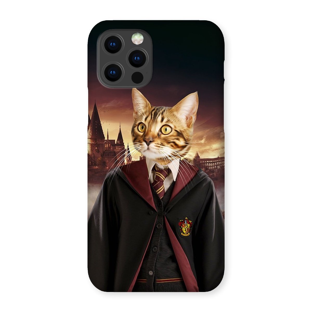 Pet Portraits | Gryffindor (Harry Potter Inspired): Custom Pet Phone Case | Paw & Glory
