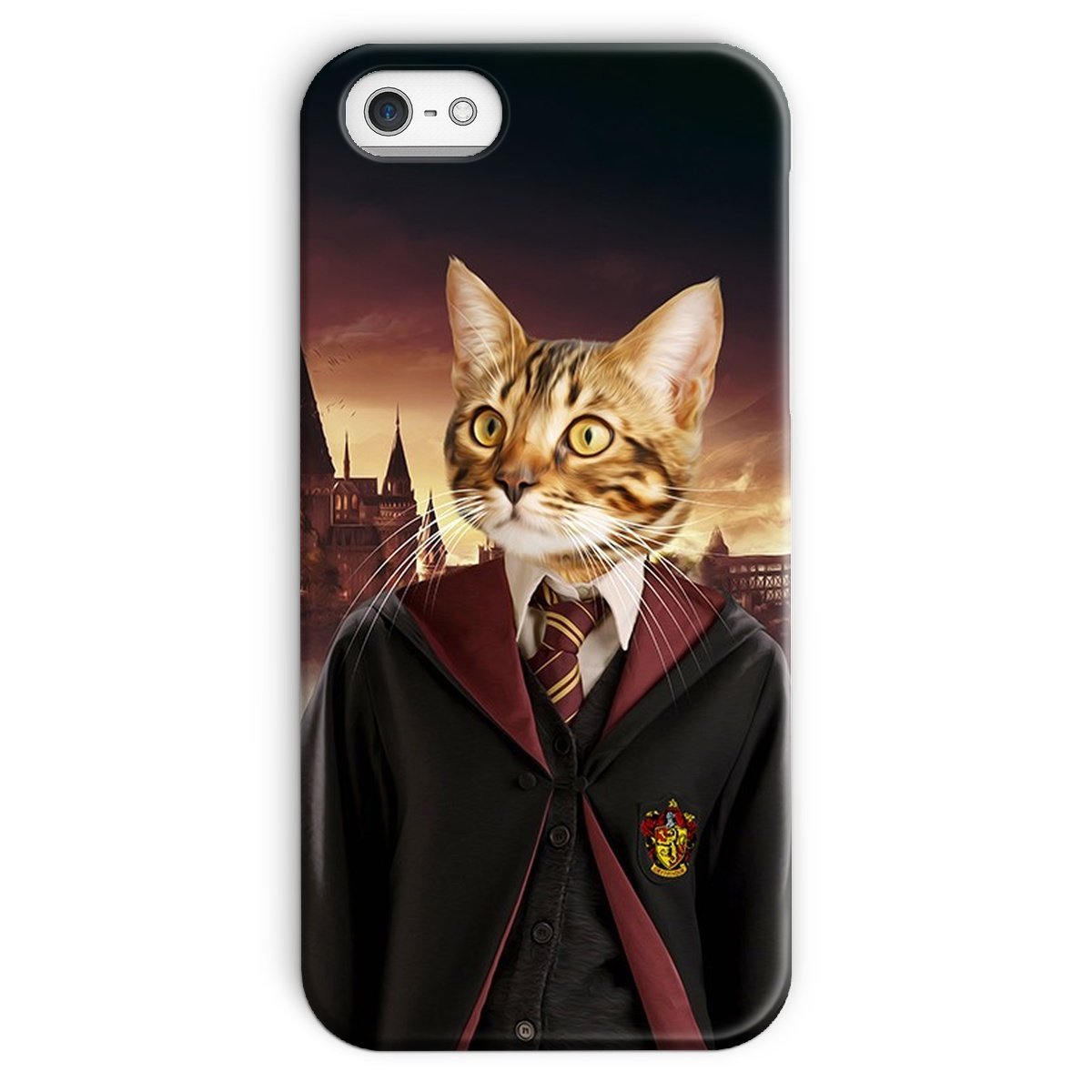 Pet Portraits | Gryffindor (Harry Potter Inspired): Custom Pet Phone Case | Paw & Glory