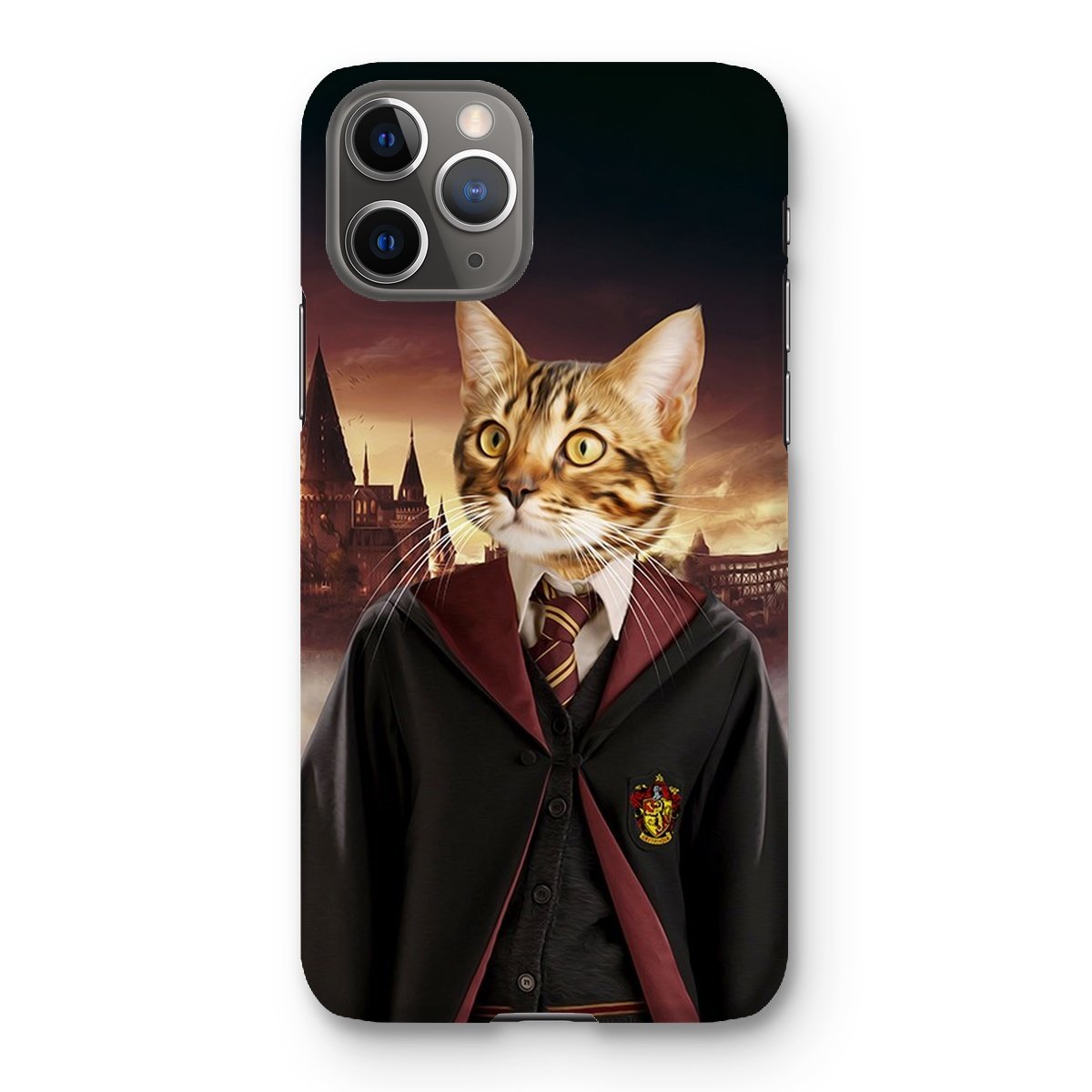Pet Portraits | Gryffindor (Harry Potter Inspired): Custom Pet Phone Case | Paw & Glory