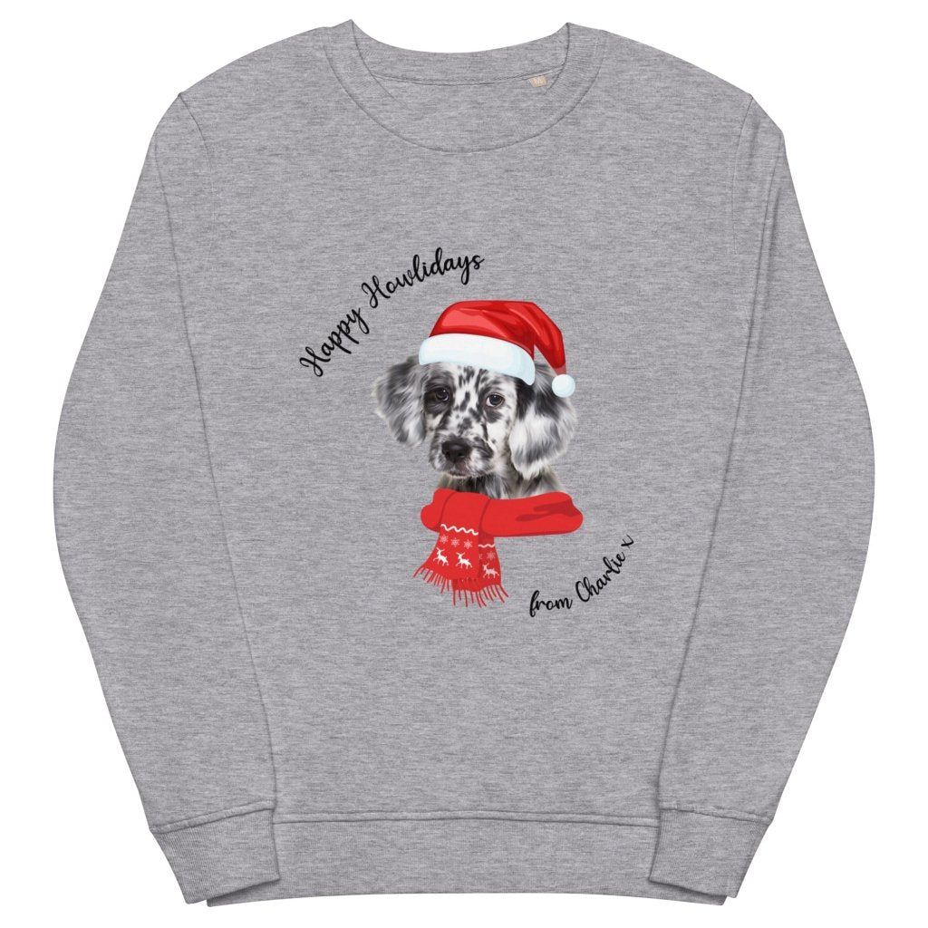Pet Portraits | Happy Howlidays Christmas Pet Sweatshirt | Paw & Glory