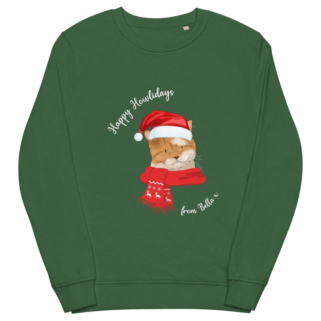 Pet Portraits | Happy Howlidays Christmas Pet Sweatshirt | Paw & Glory