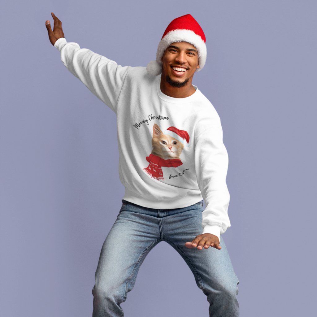 Happy Howlidays Christmas Pet Sweatshirt - Paw & Glory - Dog Portraits - Pet Portraits