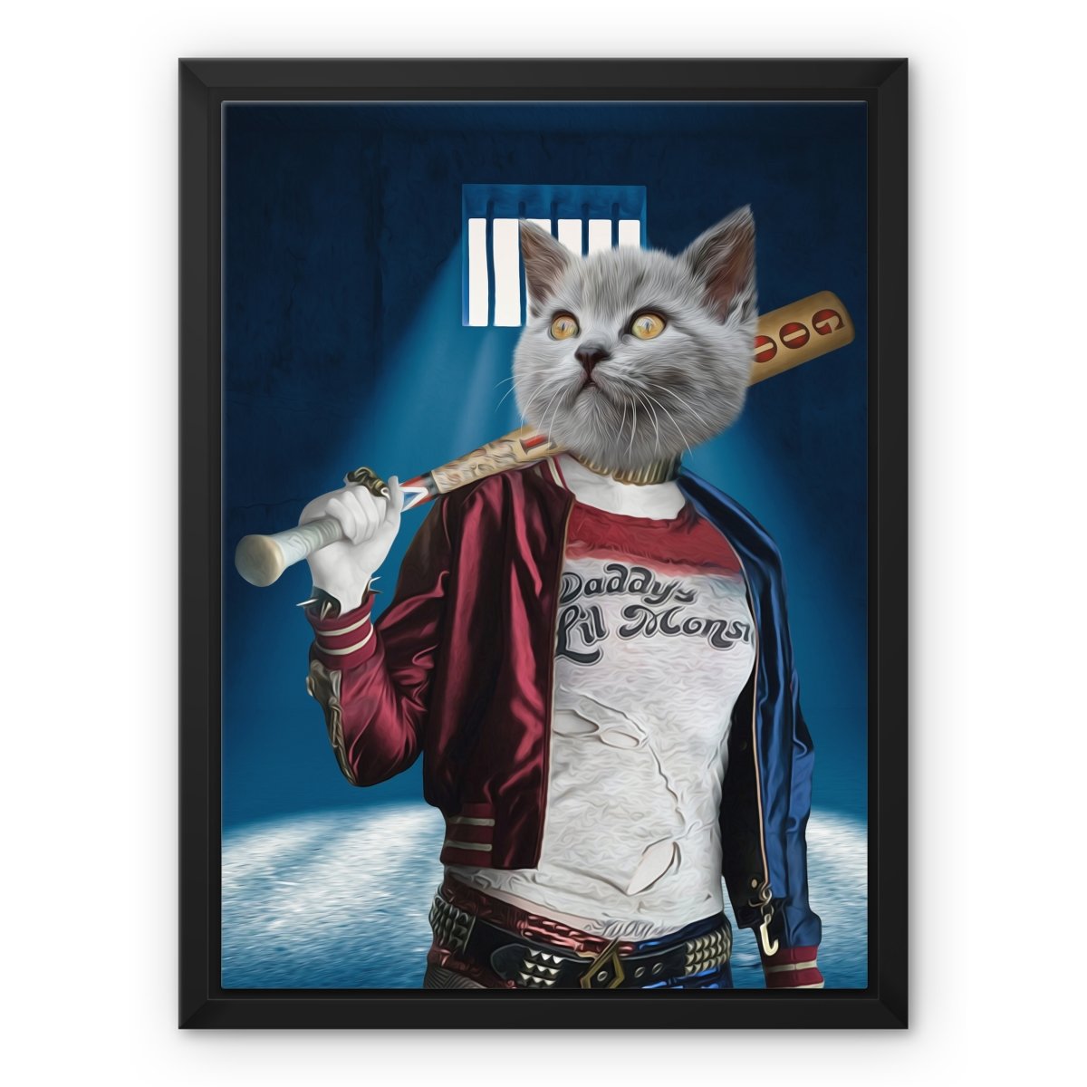 Pet Portraits | Harley Quinn: Custom Pet Canvas | Paw & Glory