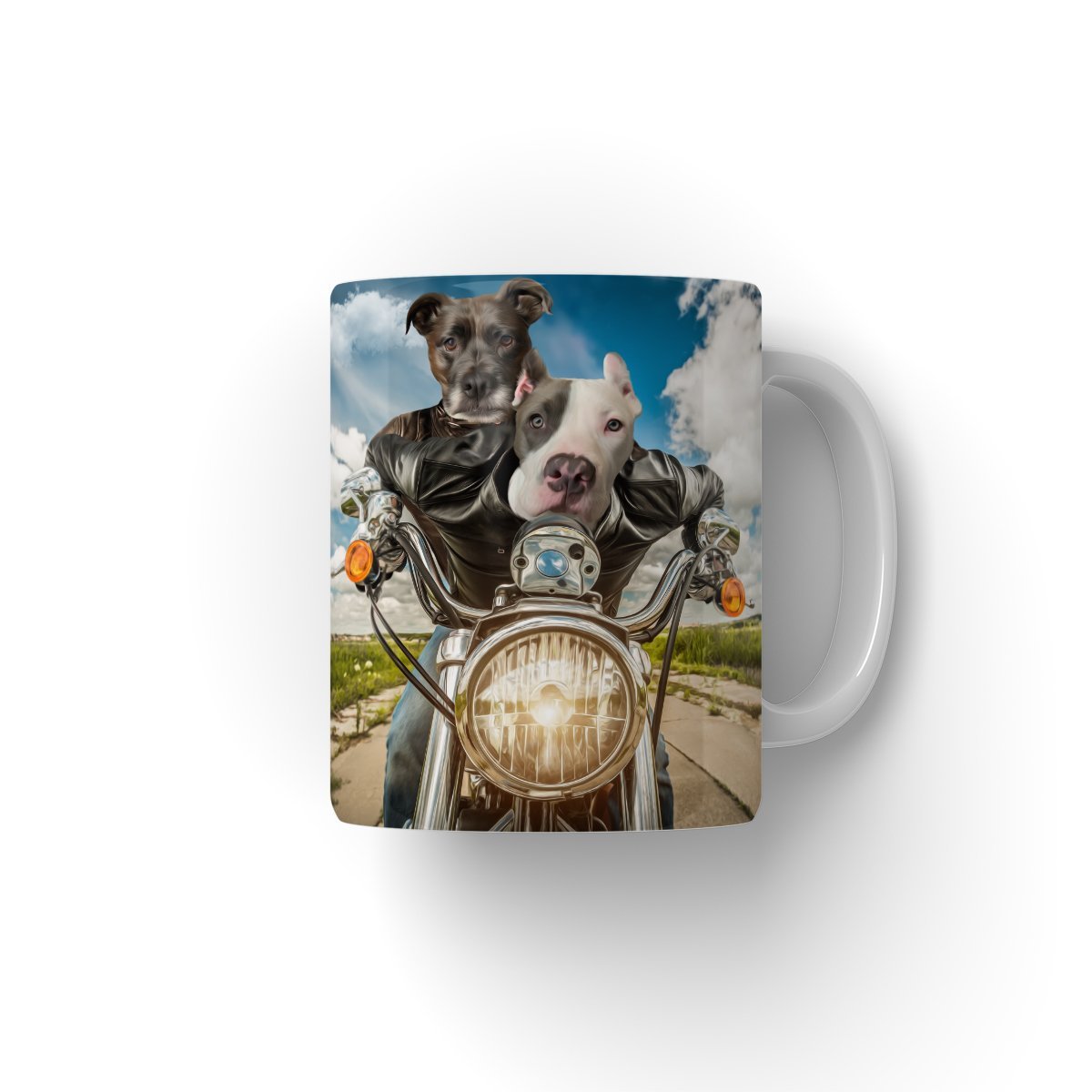 Pet Portraits | Harley Wooferson: Custom Pet Coffee Mug | Paw & Glory