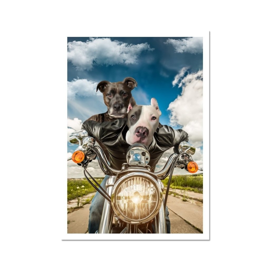 Pet Portraits | Harley Wooferson: Custom Pet Poster | Paw & Glory