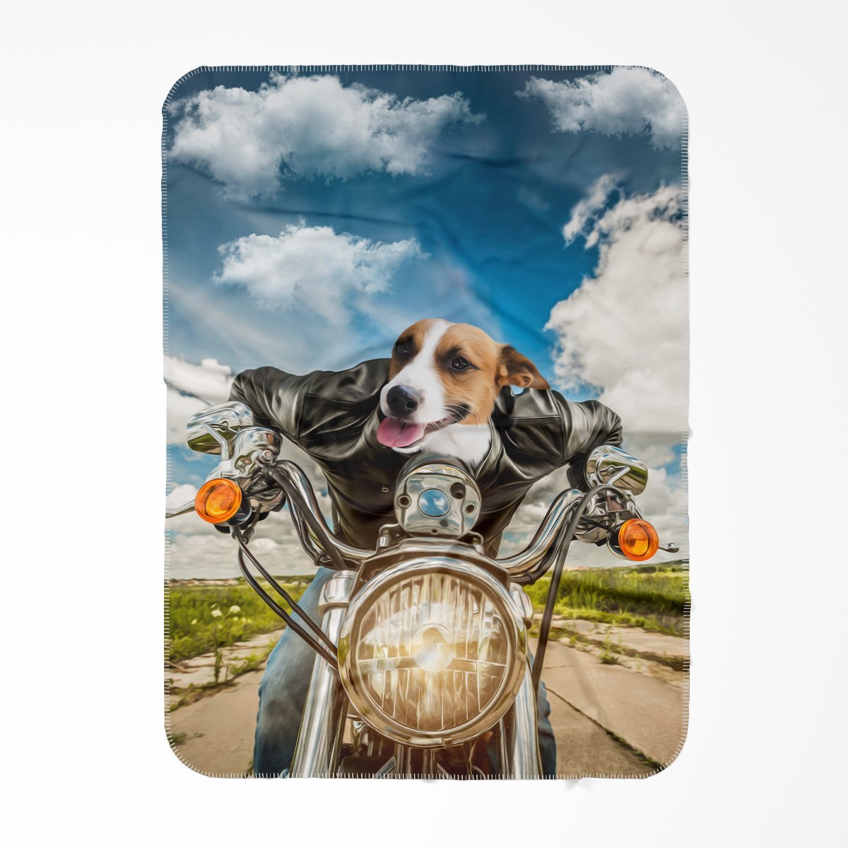 Pet Portraits | Harley Woofingson 1 Pet: Custom Pet Blanket | Paw & Glory