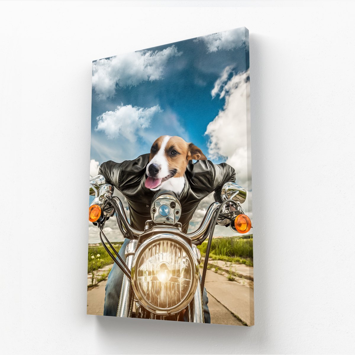 Pet Portraits | Harley Woofingson 1 Pet: Custom Pet Canvas | Paw & Glory