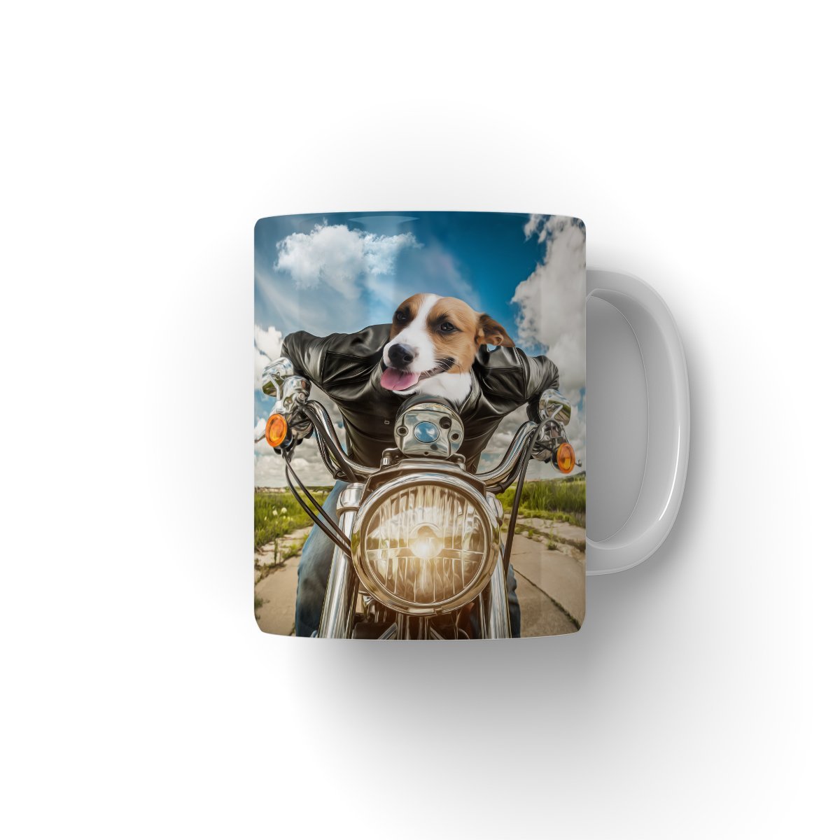 Harley Woofingson 1 Pet: Custom Pet Coffee Mug - Paw & Glory - Dog Portraits - Pet Portraits