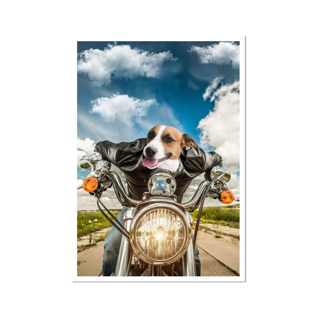 Pet Portraits | Harley Woofingson 1 Pet: Custom Pet Poster | Paw & Glory