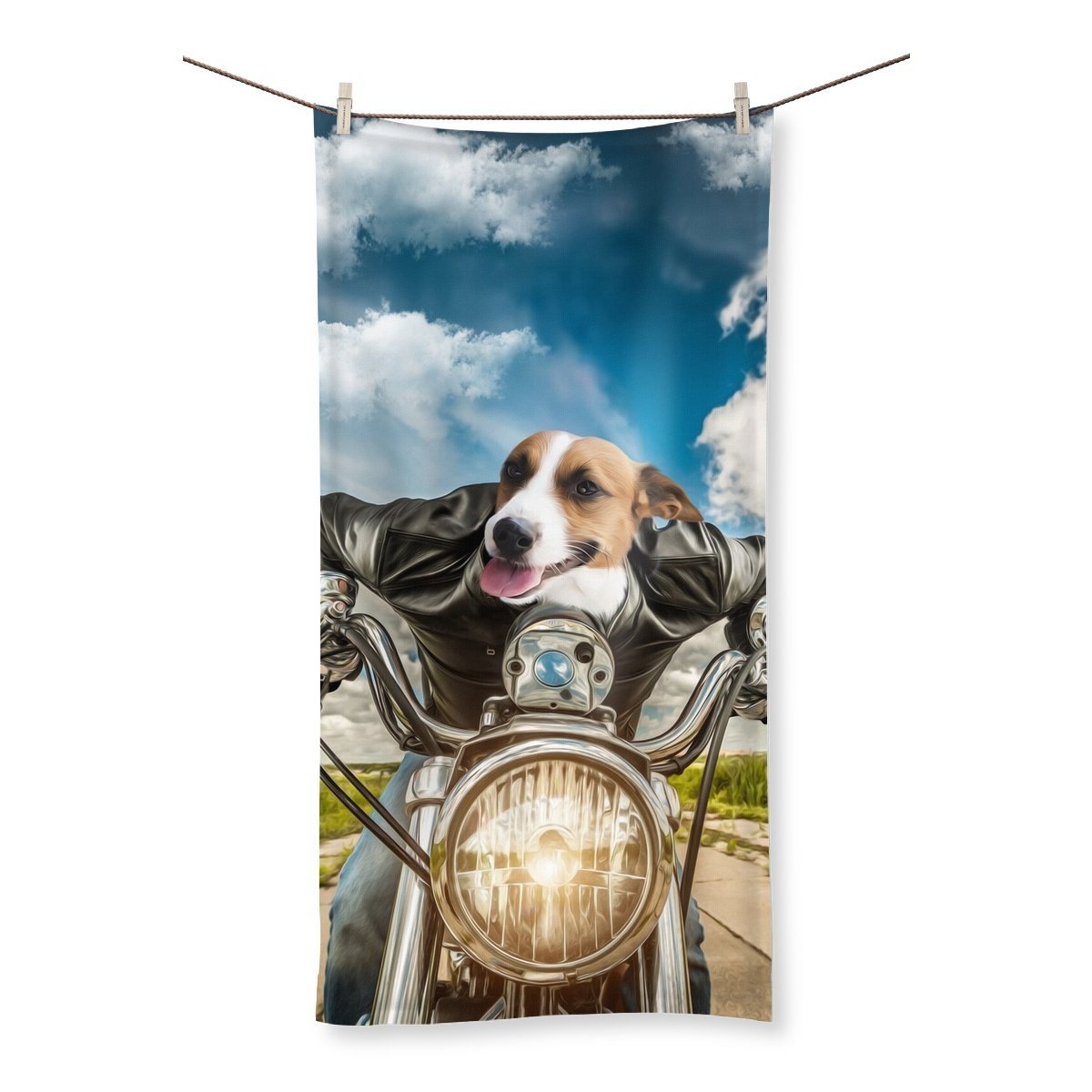 Pet Portraits | Harley Woofingson 1 Pet: Custom Pet Towel | Paw & Glory