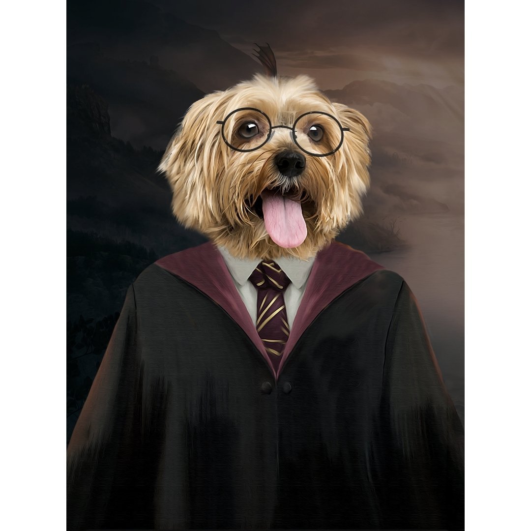 Pet Portraits | Harry Doggo: Custom Digital Download Pet Portrait | Paw & Glory