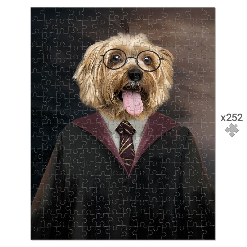 Young Wizard: Custom Pet Puzzle | Paw & Glory