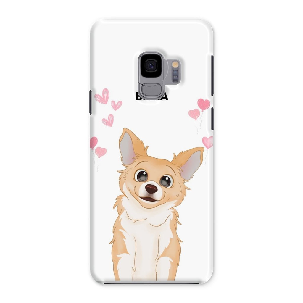 Pet Portraits | Heartthrob: Custom Cartoon One Pet Snap Phone Case | Paw & Glory