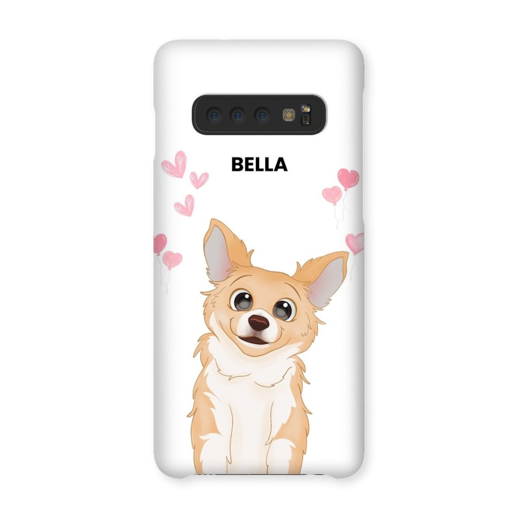 Pet Portraits | Heartthrob: Custom Cartoon One Pet Snap Phone Case | Paw & Glory