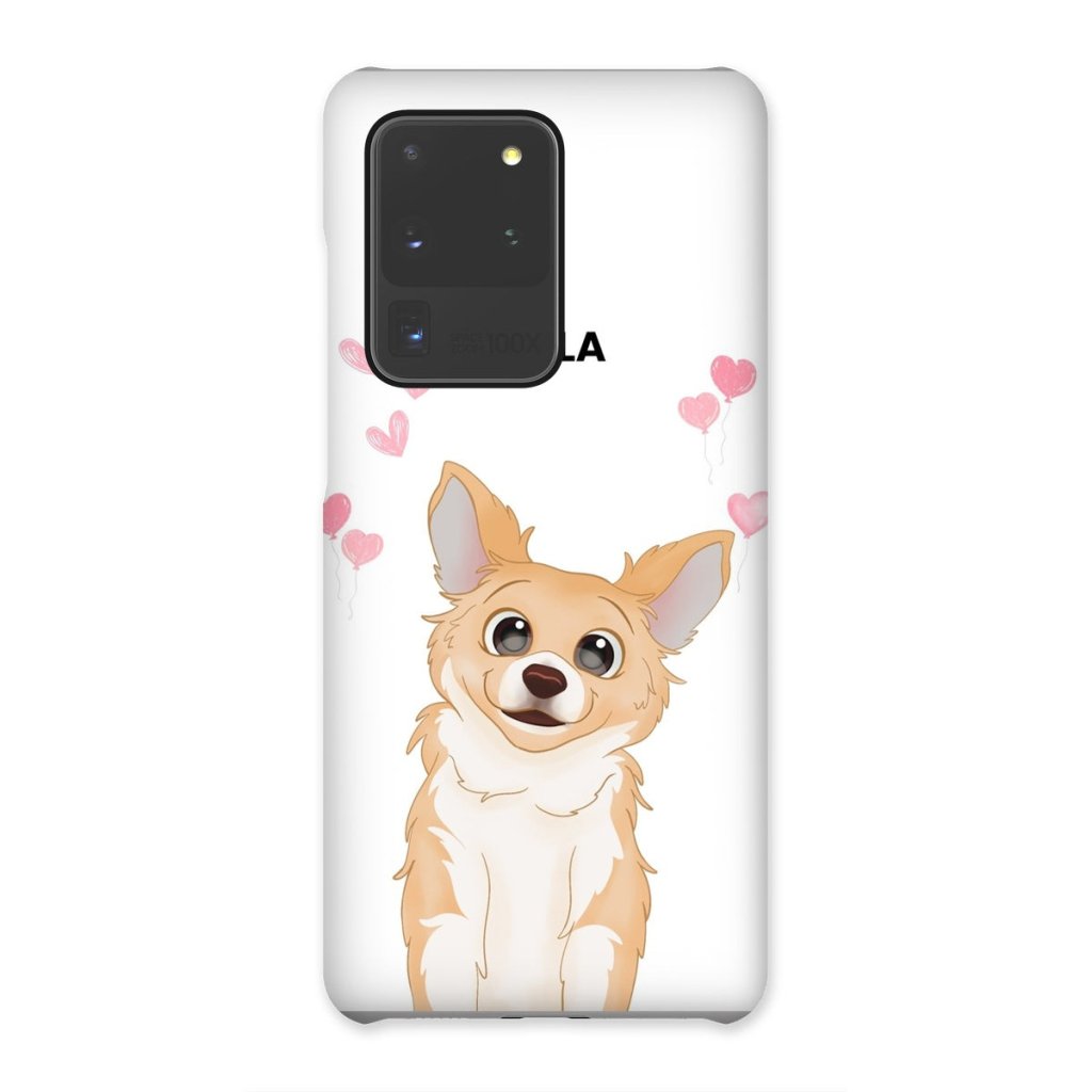 Pet Portraits | Heartthrob: Custom Cartoon One Pet Snap Phone Case | Paw & Glory