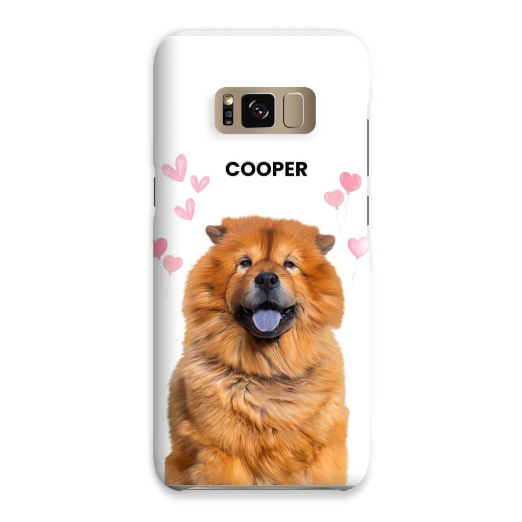 Pet Portraits | Heartthrob: Custom Minimalist One Pet Snap Phone Case | Paw & Glory