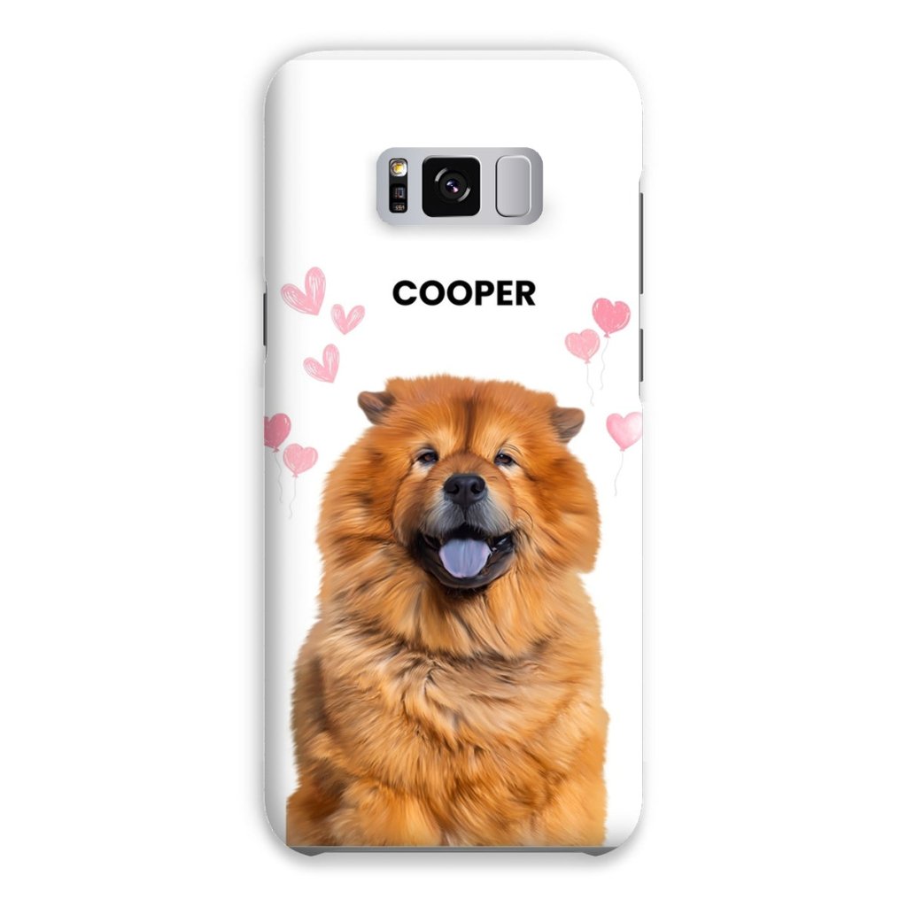 Pet Portraits | Heartthrob: Custom Minimalist One Pet Snap Phone Case | Paw & Glory