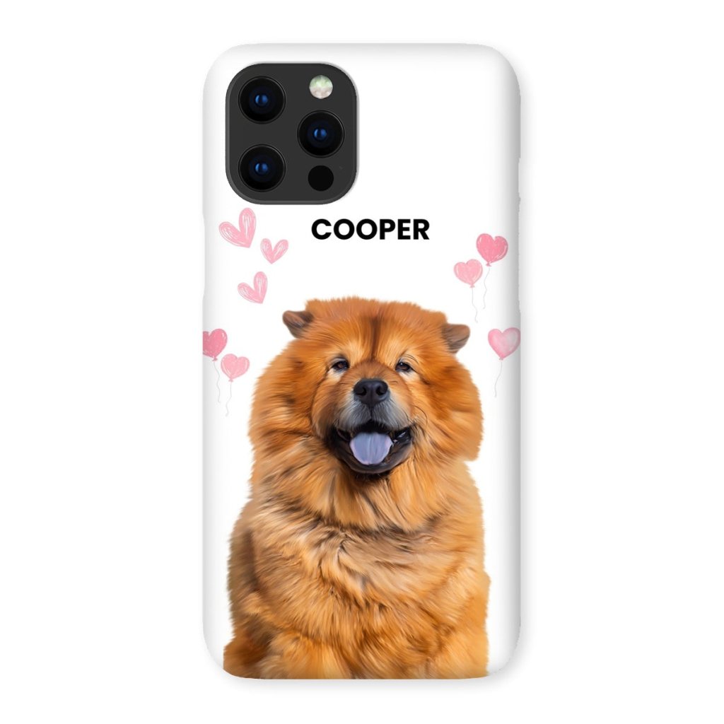 Pet Portraits | Heartthrob: Custom Minimalist One Pet Snap Phone Case | Paw & Glory