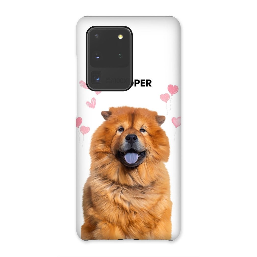 Pet Portraits | Heartthrob: Custom Minimalist One Pet Snap Phone Case | Paw & Glory