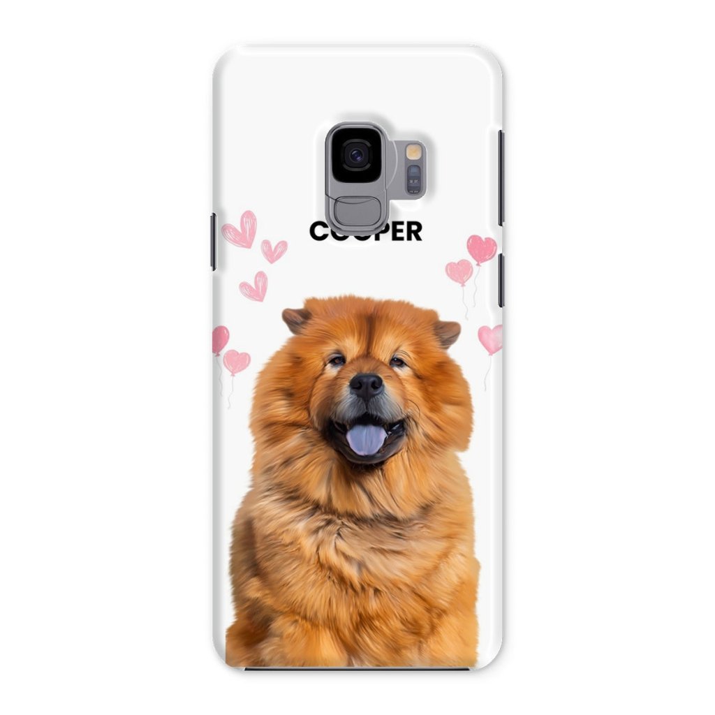 Pet Portraits | Heartthrob: Custom Minimalist One Pet Snap Phone Case | Paw & Glory