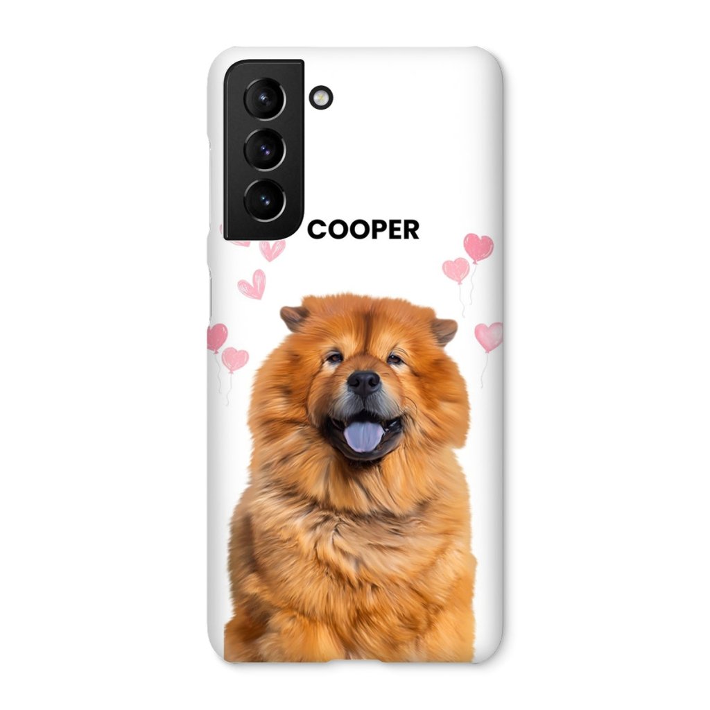Pet Portraits | Heartthrob: Custom Minimalist One Pet Snap Phone Case | Paw & Glory