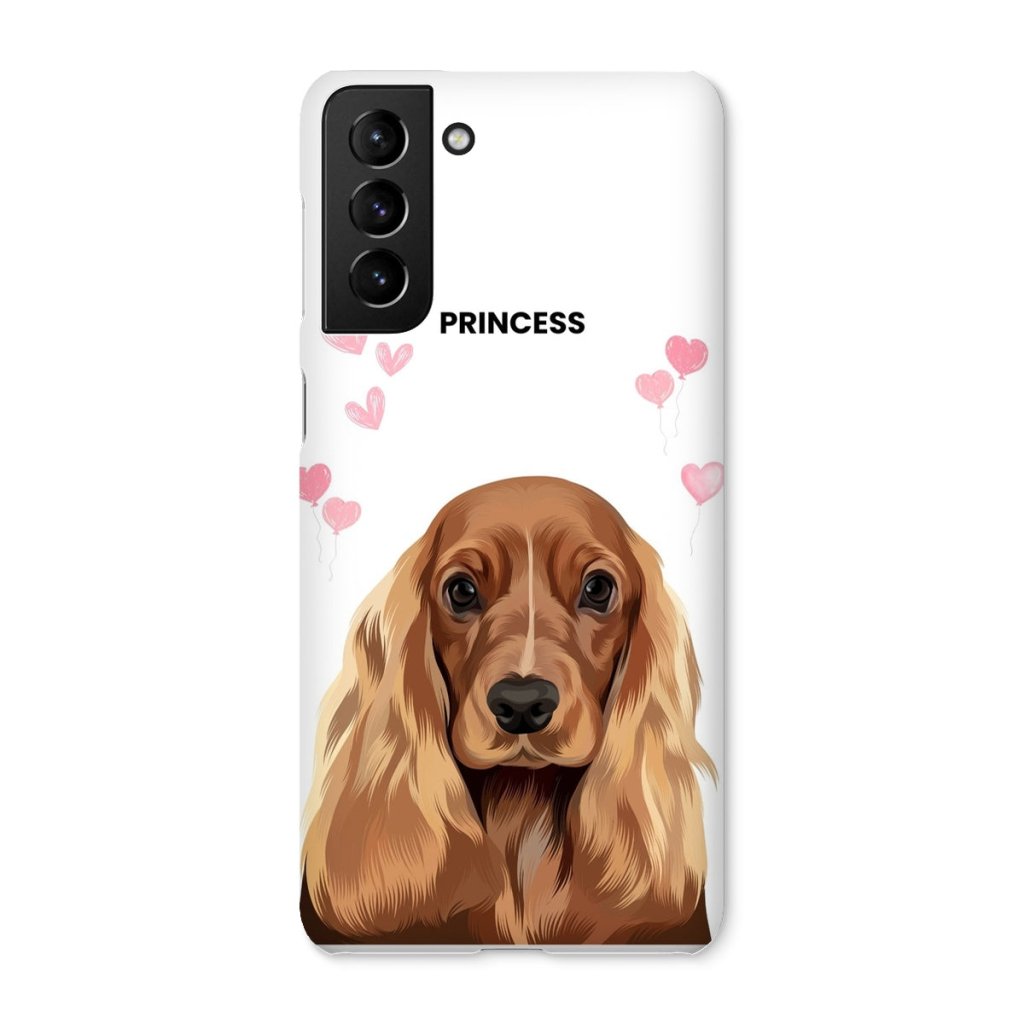 Pet Portraits | Heartthrob: Custom Modern One Pet Snap Phone Case | Paw & Glory