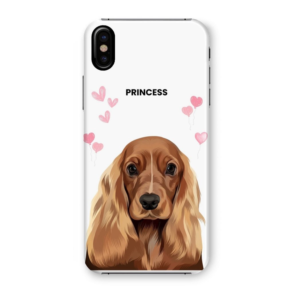 Pet Portraits | Heartthrob: Custom Modern One Pet Snap Phone Case | Paw & Glory