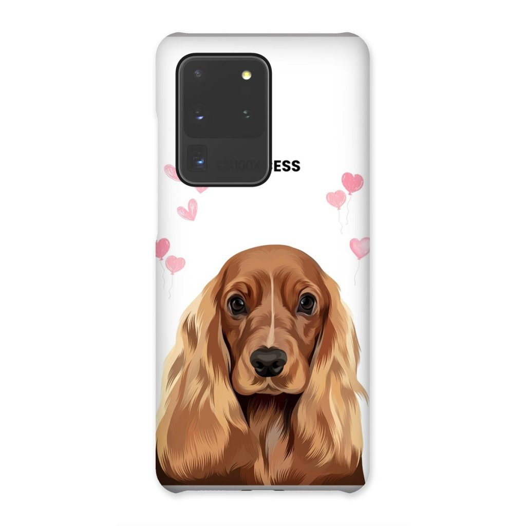 Pet Portraits | Heartthrob: Custom Modern One Pet Snap Phone Case | Paw & Glory