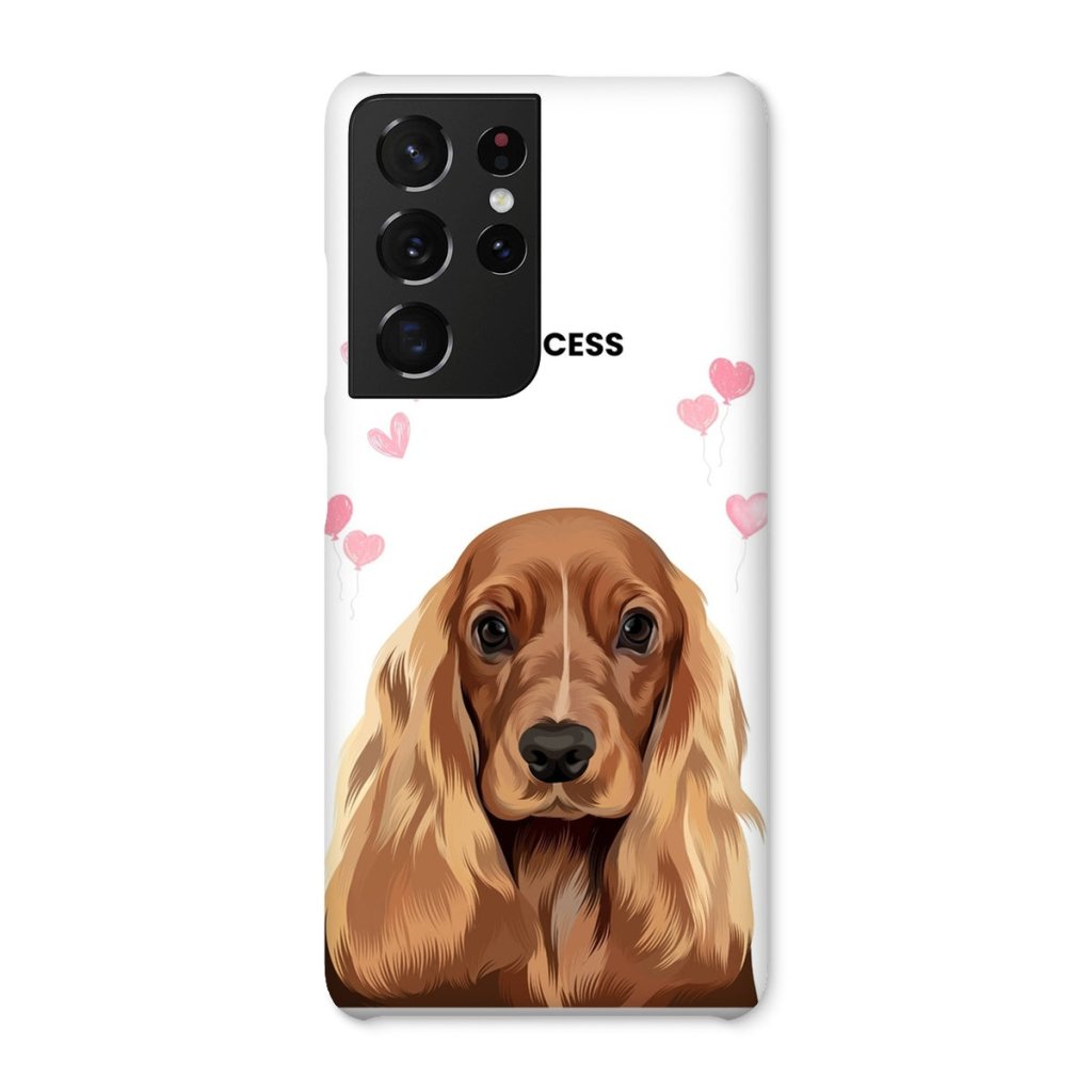 Pet Portraits | Heartthrob: Custom Modern One Pet Snap Phone Case | Paw & Glory