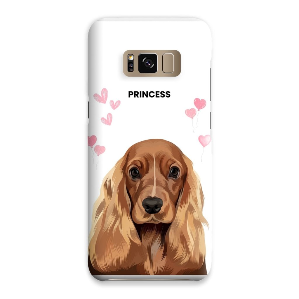 Pet Portraits | Heartthrob: Custom Modern One Pet Snap Phone Case | Paw & Glory