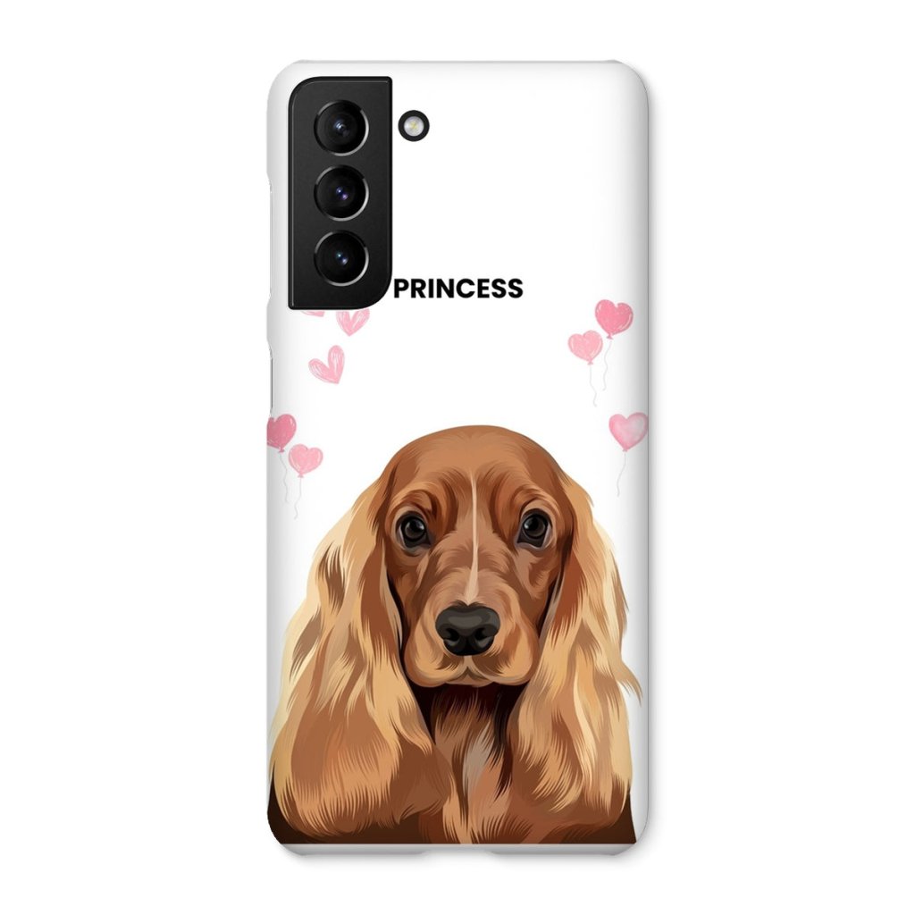 Pet Portraits | Heartthrob: Custom Modern One Pet Snap Phone Case | Paw & Glory