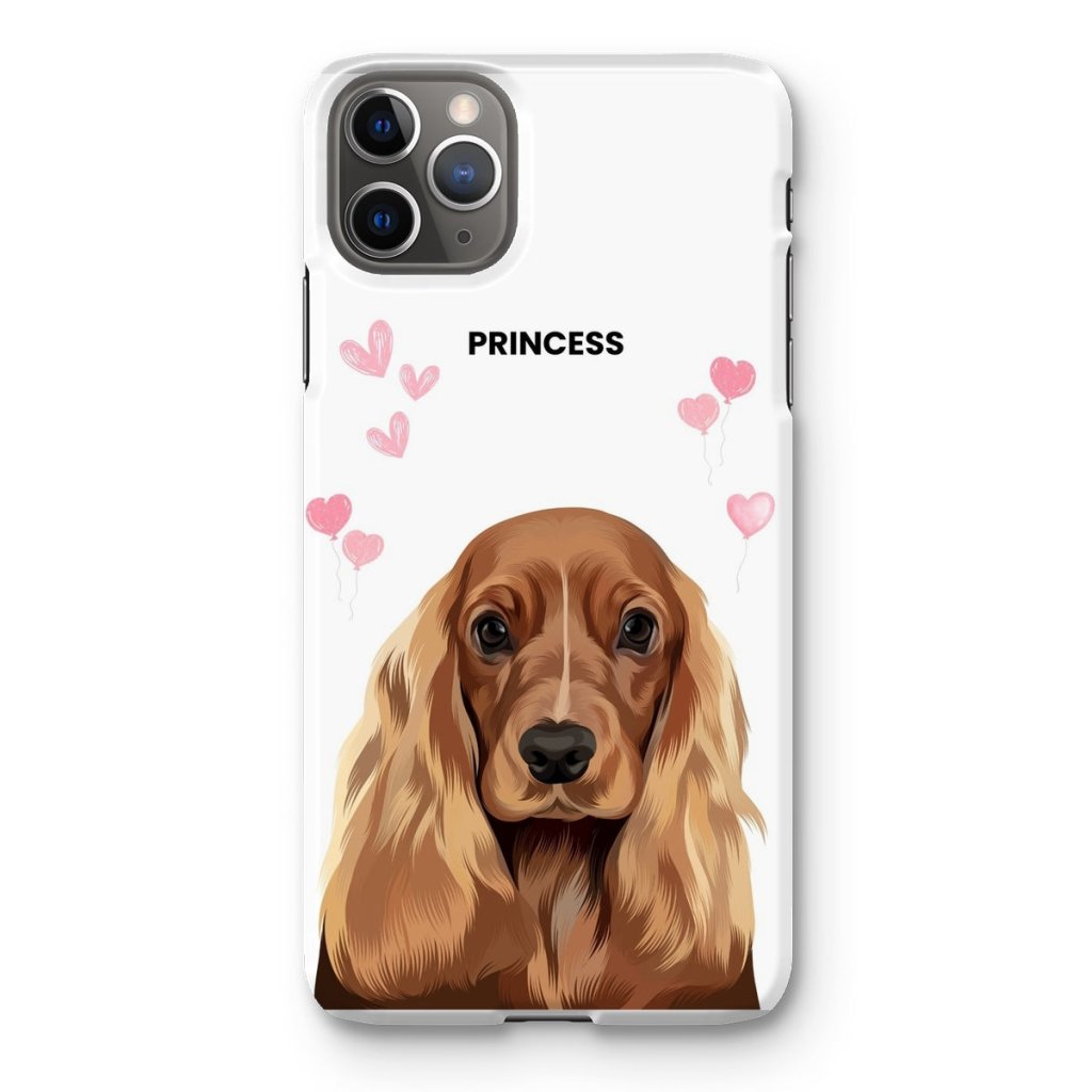 Pet Portraits | Heartthrob: Custom Modern One Pet Snap Phone Case | Paw & Glory