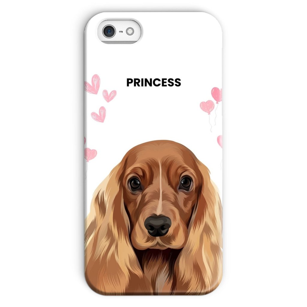 Pet Portraits | Heartthrob: Custom Modern One Pet Snap Phone Case | Paw & Glory