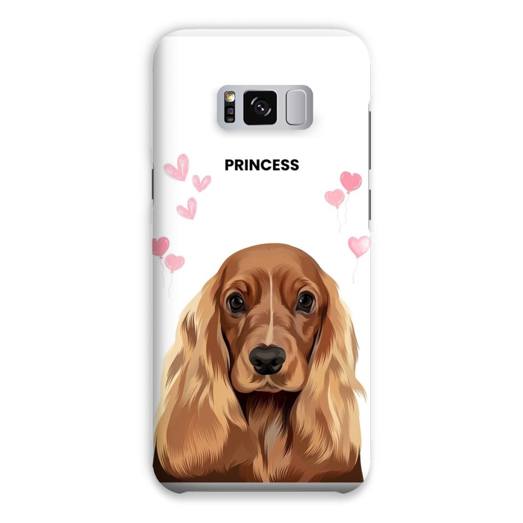 Pet Portraits | Heartthrob: Custom Modern One Pet Snap Phone Case | Paw & Glory