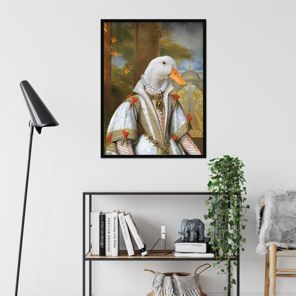 Pet Portraits | Her Ladyship: Animal Art Framed Portrait | Paw & Glory