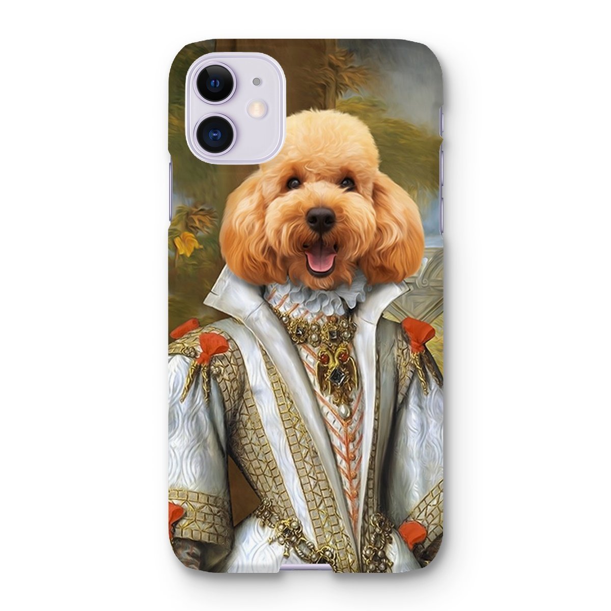 Pet Portraits | Her Ladyship: Custom Pet Phone Case | Paw & Glory