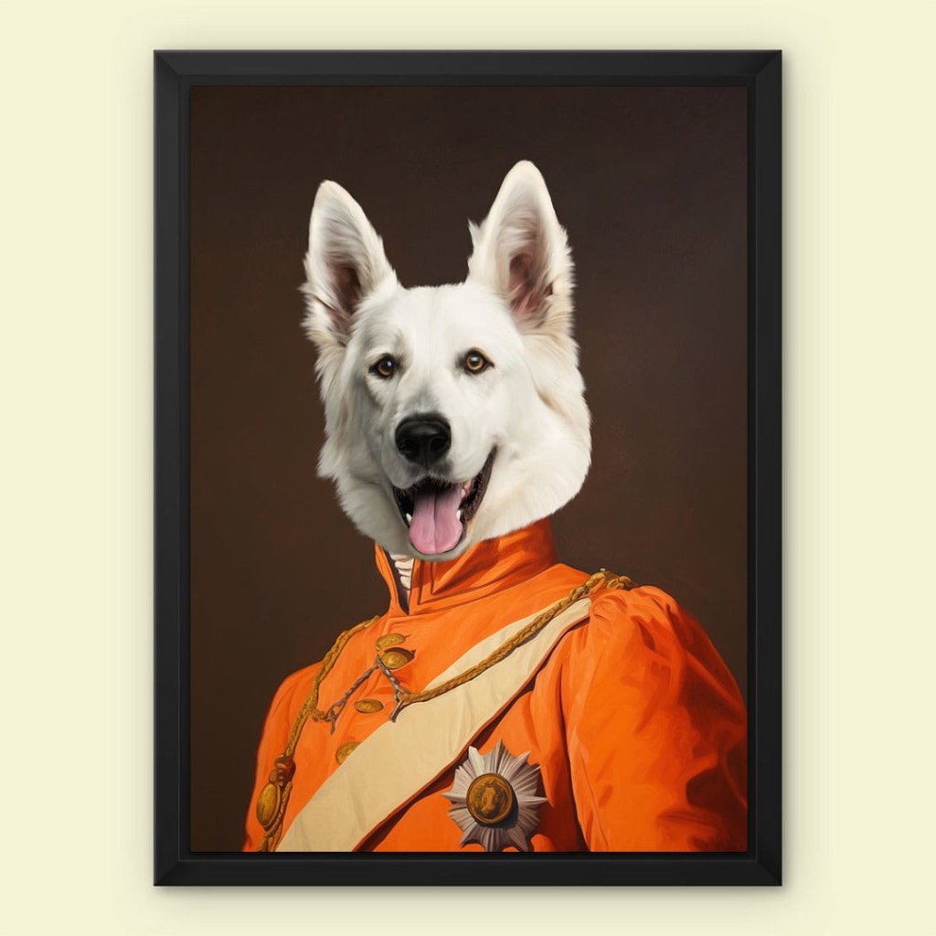 Pet Portraits | Heraldic: Custom Pet Canvas | Paw & Glory