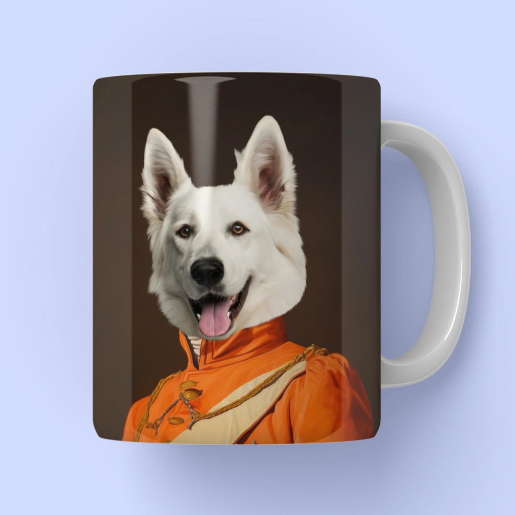 Pet Portraits | Heraldic: Custom Pet Coffee Mug | Paw & Glory